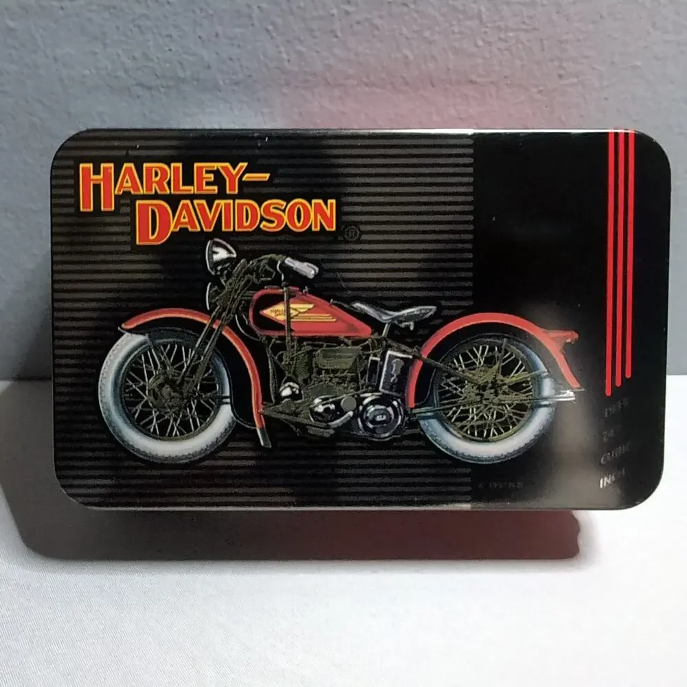 Lot of 3‎ Collectable Vintage Harley Davidson Playing Cards and Tins New Sealed